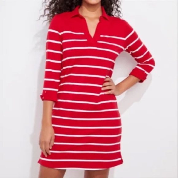 Vineyard Vines XL v neck striped dress - Picture 2 of 4